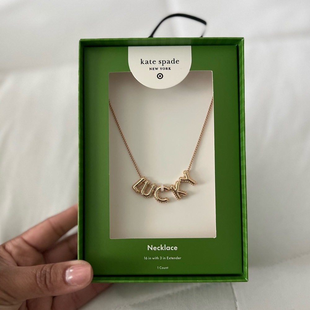 *NEW* Kate Spade New York x Target Gold Lucky Bubble Chain Necklace